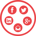 Social Media Connect-red